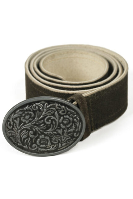 Antique Buckle Bavarian Lederhosen Belt